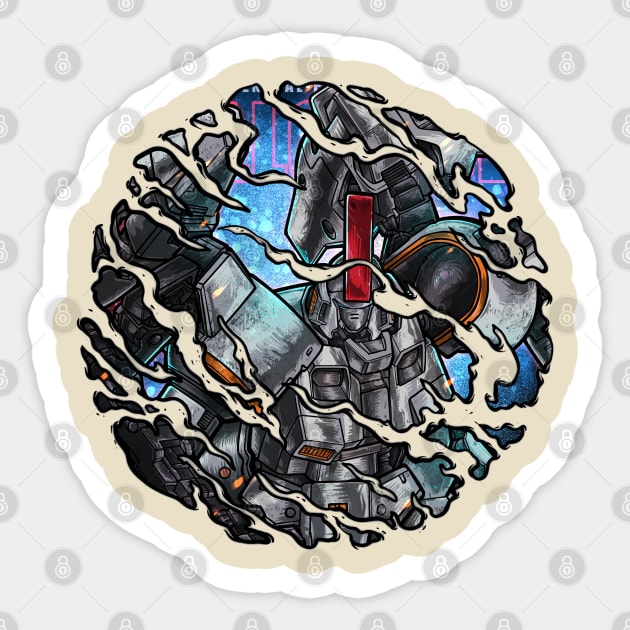 Tallgeese Sticker by kimikodesign